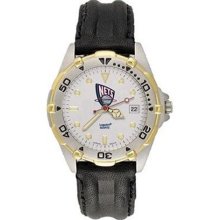 New Jersey Nets NBA All Star Mens Leather Strap Watch ...