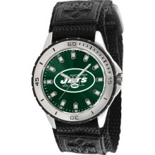 NFL New York Jets Veteran Black Sports Watch