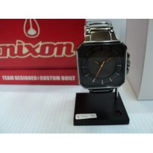 Nixon Platform Watch Mens Snowboard Watches Steel Grey Time Analog