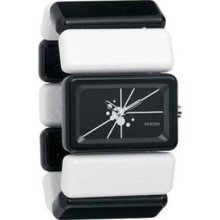 Nixon The Vega Black And White Bracelet Womens Watch A726-005