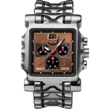 Oakley Men's MINUTE MACHINE Titanium Bracelet Edition Watch - Copper Dial - 10-254