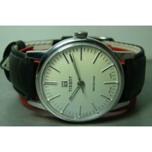 Off White Dial 8774661 Vintage Tissot Seastar Winding Swiss Mens Watch Antique