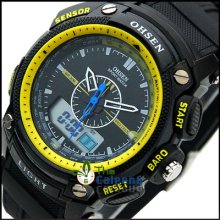 Ohsen Led Sport Fashion Date Round Men Digital Wrist Watch Boy Mesa
