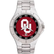 Oklahoma Sooners Mens Stainless Pro II Watch