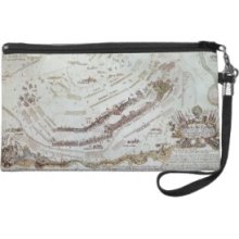 Old Fort Gaut, Calcutta, 1810 (litho) Wristlet Clutch