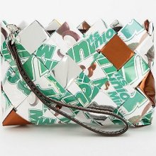 Ollin Arm Candy Small Wristlet Zip-Pouch: Green One Size W_acc_bags