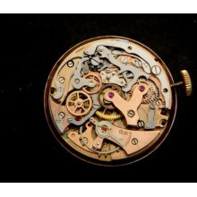 Original Vintage Swiss Chronograph Watch Movement Venus 178 Dial Hands Working