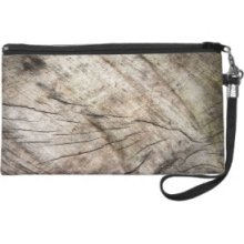 Original Wood Pattern Wristlet