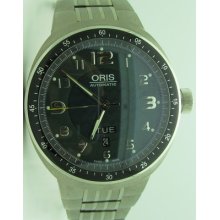 Oris Tt3 Day Date Titanium Mens Automatic Watch 635-7589-7067mb