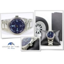 Oris Williams F1 Team Day Date Mens Watch Automatic Steel Bracelet Blue Dial