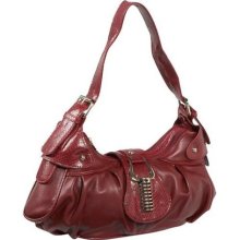 Parinda MAGNOLIA 01386 Snakeskin Embossed Faux Leather Small Handbag