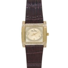 Paris Hilton Watches - Coussin Brown Band Beige Dial Watch