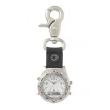 Pedre 9660SXX-B - Pedre - Ana-Digi 2 Unisex Ana-digi Clip-on Watch/White Dial