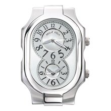 Philip Stein Classic Large White Dial Stainless Steel Womens Case - 2-NFW
