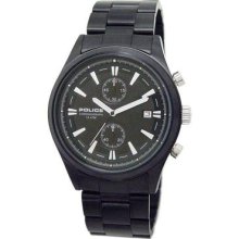 PL11289JSB/02M Police Mens Fuel Chronograph Black Stainless Steel Sports W