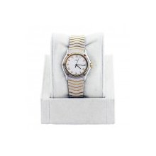 Pre-Owned Ebel Wave Stainless Steel and 18K Yellow Gold Ladies Watch