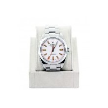 Pre-Owned Rolex Milgauss 116400 White Dial Watch