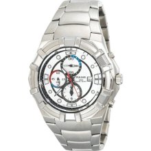 Pulsar Men's PF8257 Chronograph Silver Dial Stainless Steel Watch