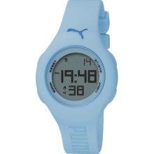 Puma Light Blue Digital Watch ...
