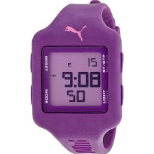 Puma Slide S Purple Digital Purple Silicone Unisex Watch PU910792012