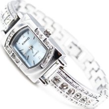 Quartz Watch Steel Strap Korean Fashion Lady Wrist Watch With 6 Color In Box