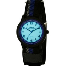 Ravel Kids Quartz Watch With White Dial Analogue Display And Multicolour Nylon Strap R.El.7B