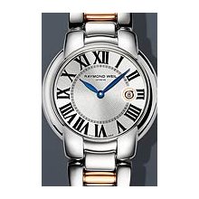 Raymond Weil Jasmine Mini Two Tone 29 mm Watch - Silver Dial, Two Tone Bracelet 5229-S5-00659 Sale Authentic