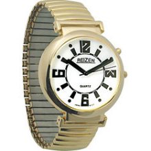 Reizen Low Vision Watch White Face - Exp. Band