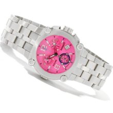 Renato Women's Vulcan Limited Edition Swiss Quartz Chronograph Stainless Steel Bracelet Watch