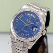 Rolex 18k wg day-date ref 118209