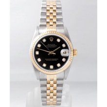 Rolex Datejust #78273 18k Gold Unisex Watch, 9/10 Condition