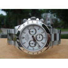 Rolex Daytona 116520 Steel White Dial Never Worn