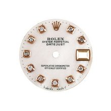 Rolex Lady Datejust Aftermarket White MOP Diamond Dial, Pink Gold