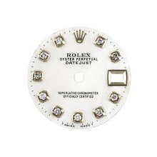 Rolex Lady Datejust Aftermarket White MOP Diamond Dial, White Gold