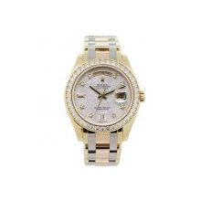 Rolex Tridor Masterpiece 18948 Meteorite Dial Diamond Bezel Watch