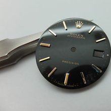 Rolex Vintage 6694/1225 Manual Gold Marker Black Shiny Dial 27.5mm