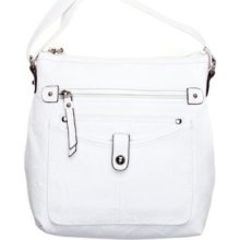 Rosetti White Mini Triple Play Carlene Crossbody Bag