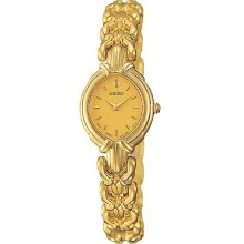 Seiko Display Models Gold-Tone Ladies Watch Sxjz30