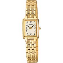 Seiko Ladies Dress Gold-Tone Watch