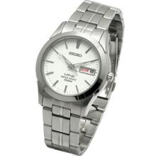 Seiko Sapphire Analog Daydate Quartz Mens Watch Sgg713p