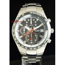Sekonda Men's Wrist Watch Stainless Steel Chronograph Date Water Resistant