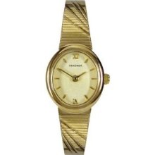 Sekonda Women's Quartz Watch With Beige Dial Analogue Display And Gold Stainless Steel Bracelet 4787.27