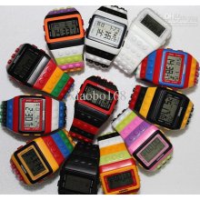 Shhors Watches Silicone Jelly Candy Watch Creative Led Watch Digital