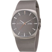 Skagen Mens Watch 696Xlttm With Silver Stainless Steel Bracelet And Grey Dial