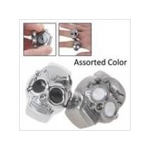 Skull shaped finger ring quartz watch assorted color