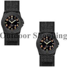 Smith & Wesson Stainless Steel Tritium Dial Soldiers Watch One Size Fits Most