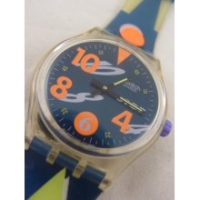 Ssk102 Swatch 1993 Movimento Stop Authentic In Box