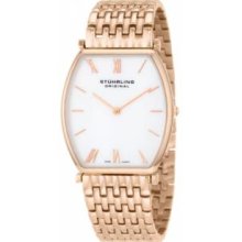 Stuhrling Original 510.12447 Womens Meydan Classique Swiss Quartz with Rosegold Case White MOP Dial and Rosegold Bracelet Watch