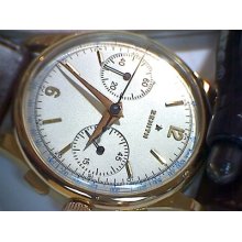 Superb Vintage 18k Gold Zenith Automatic Chronometer Watch Ca1950