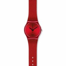 Swatch Intense Red Ladies Watch Gr160